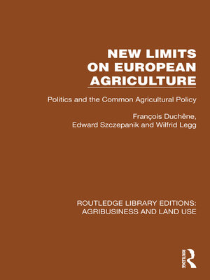 cover image of New Limits on European Agriculture